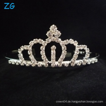 Elegante Braut-Tiara-Prinzessin Rhinestone-Tiaras, Schönheitskönigin krönt